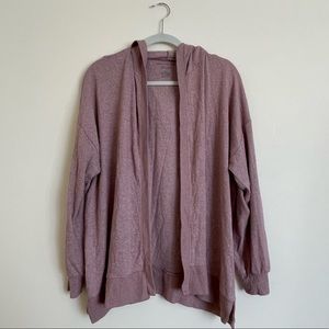 American Eagle Soft & Sexy Plush Hooded Cardigan